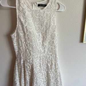 White lace dress